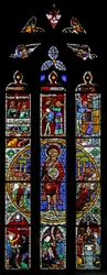 Fenster, das Johannes den Täufer darstellt